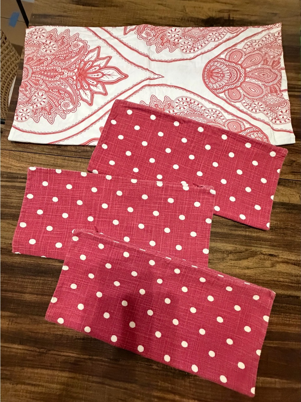 FOUR (4) Pottery Barn Pillow Covers, 1 EURO and 3 18”x18”